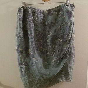 Special Edition Max Studio Silk Wrap Skirt